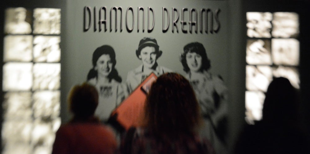 Women in Baseball exhibit