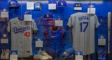 2024 Dodgers artifacts on display in Autumn Glory