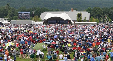 Hall of Fame Induction Ceremony crowd