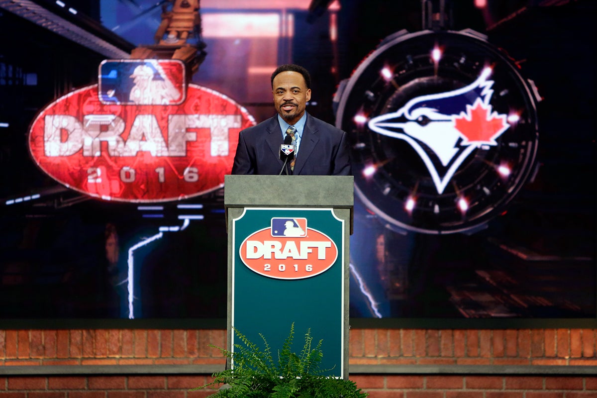 Jesse Barfield at 2016 MLB Draft