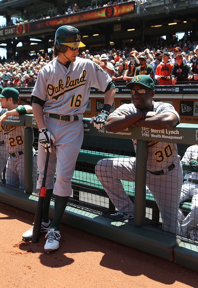 Josh Reddick in conversation with Chili Davis