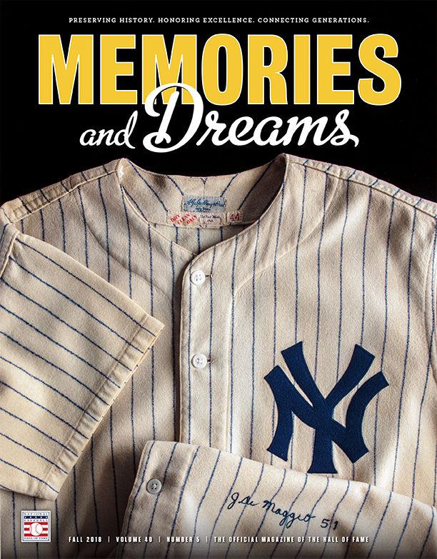 Fall 2018 cover of Memories and Dreams