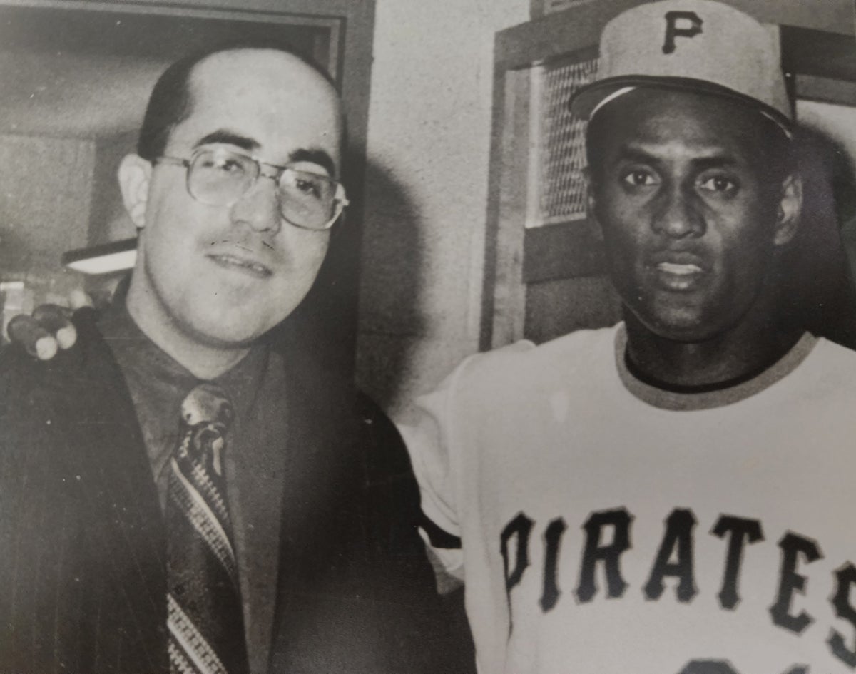 Luis Mayoral and Roberto Clemente