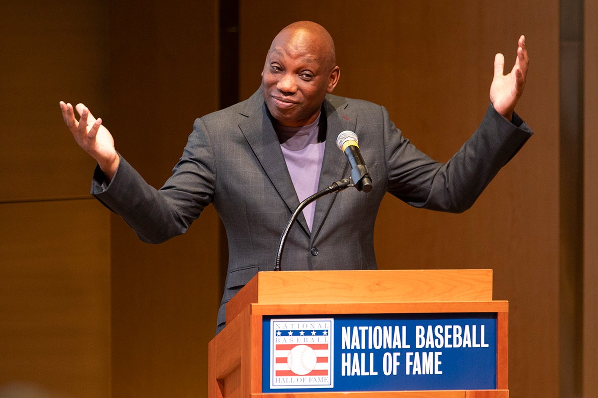 Keynote speaker Howard Bryant at Cooperstown Symposium