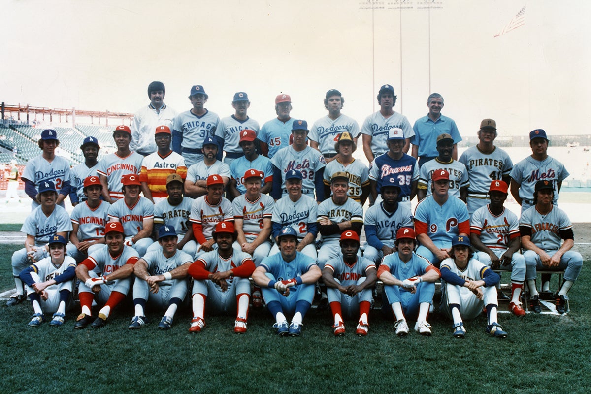 1975 National League All-Star team photo