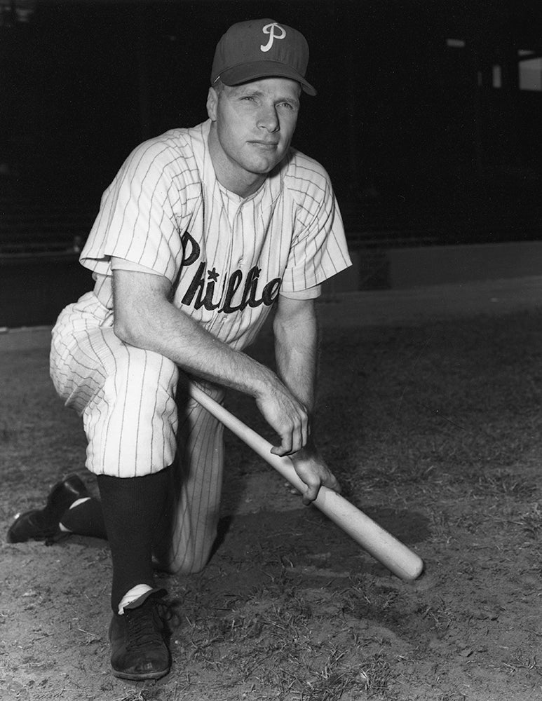 Posed portrait of Richie Ashburn