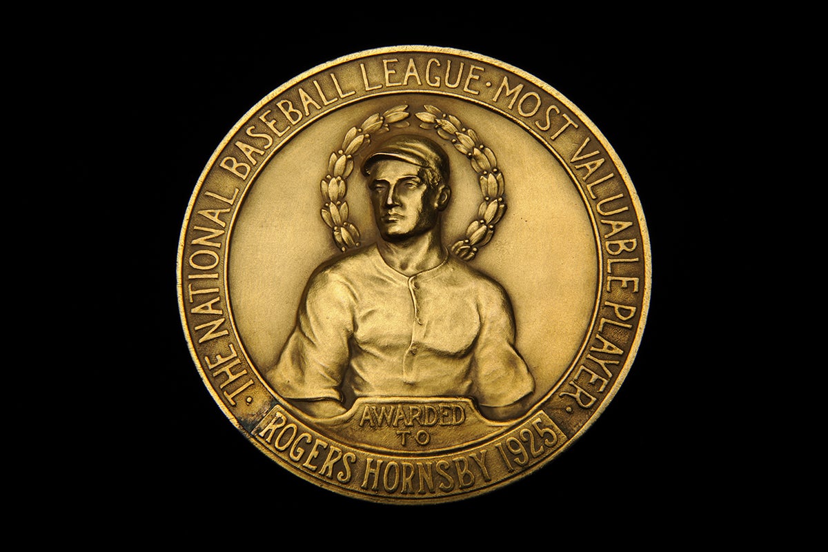 Rogers Hornsby's 1925 National League Most Valuable Player Award