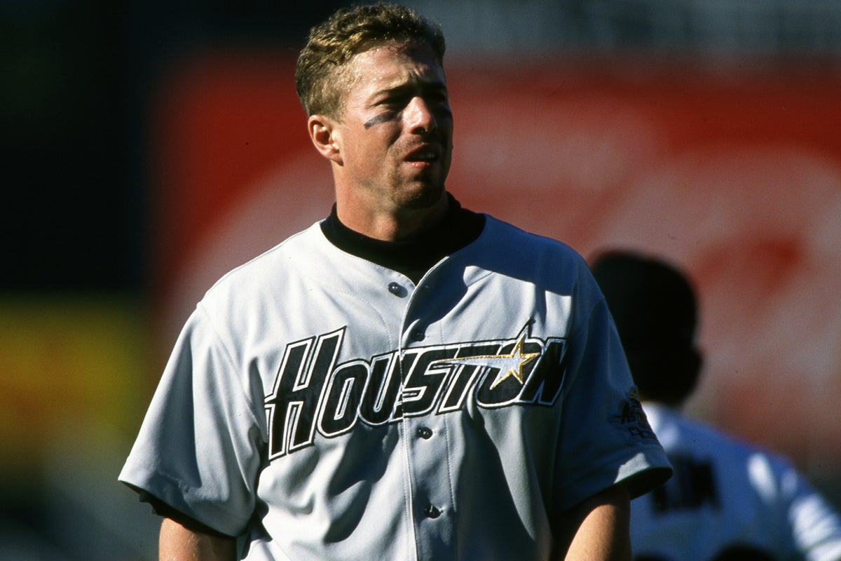 Jeff Bagwell in Houston jersey