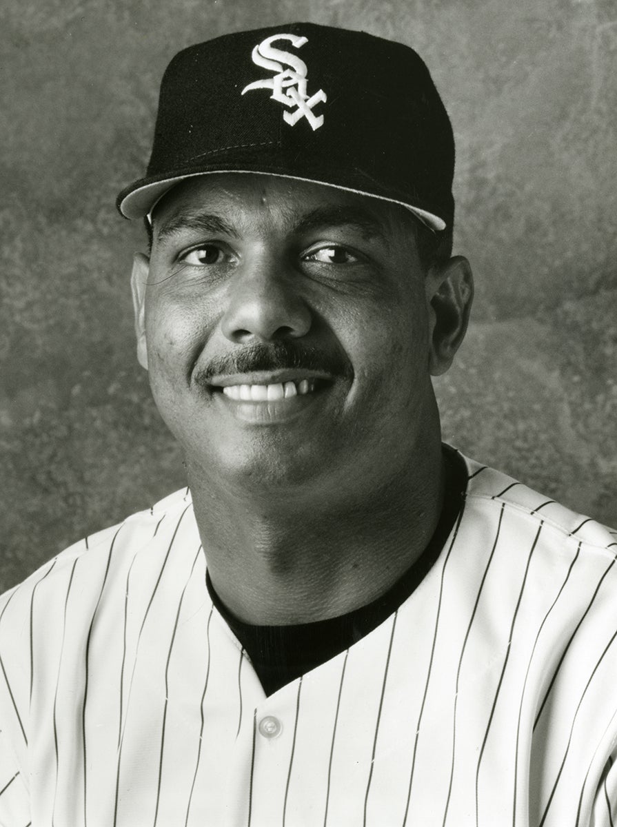 José DeLeón in White Sox uniform