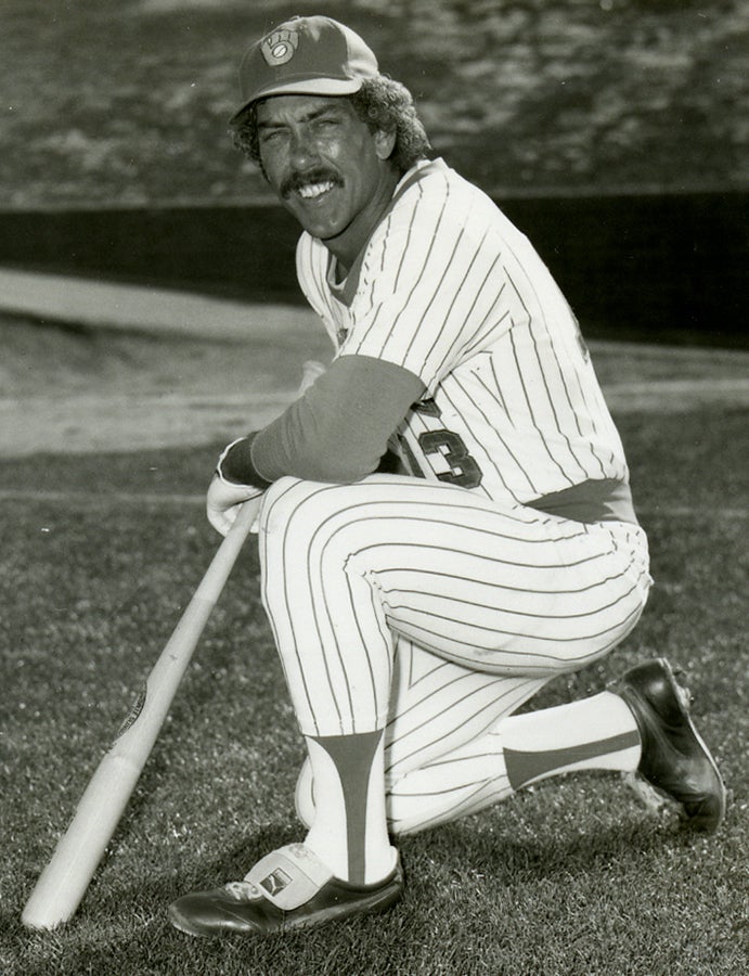 Ray Fosse in Brewers uniform