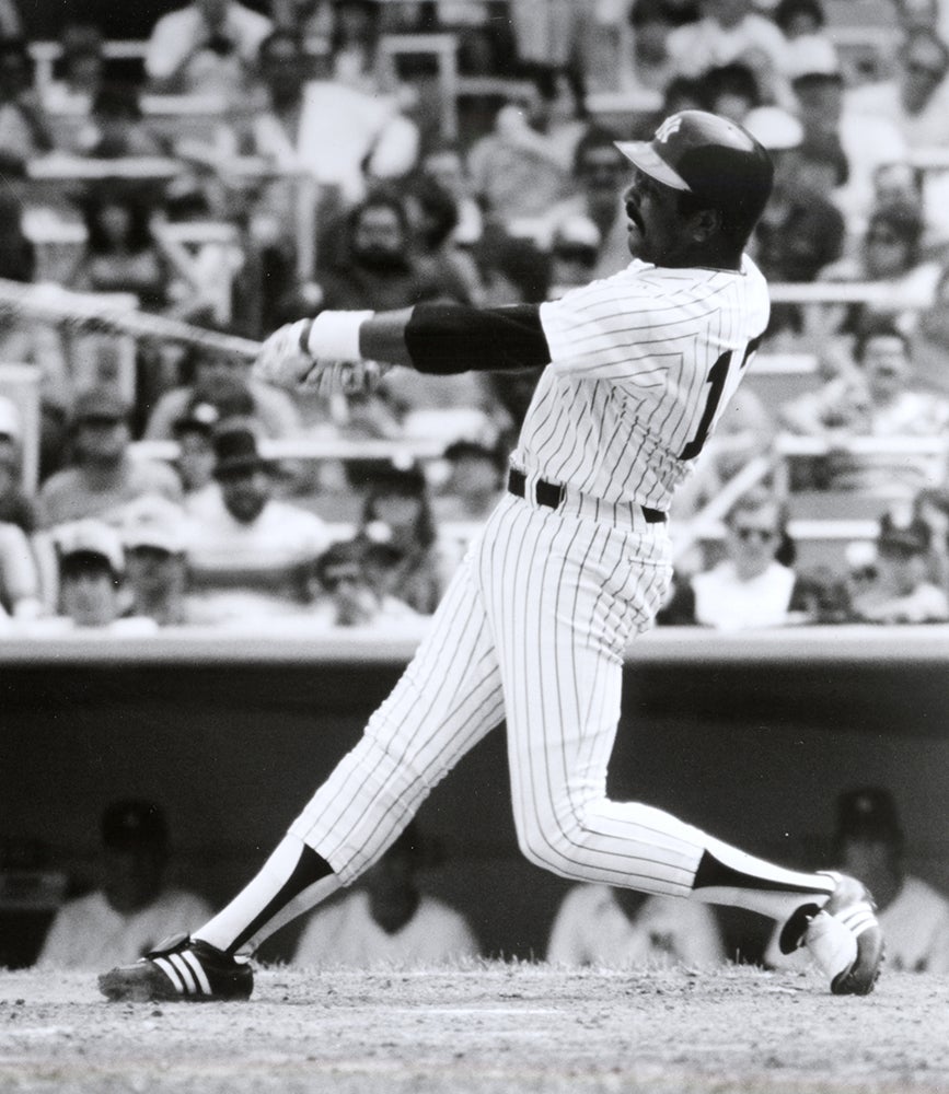 Oscar Gamble batting for Yankees