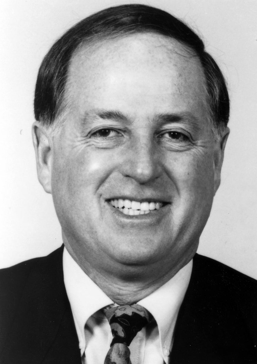 Pat Gillick black and white portrait