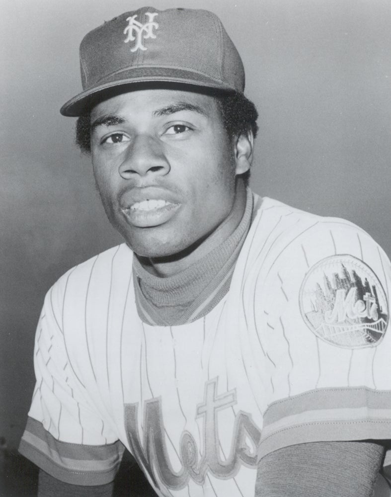 Portrait of Steve Henderson in Mets uniform