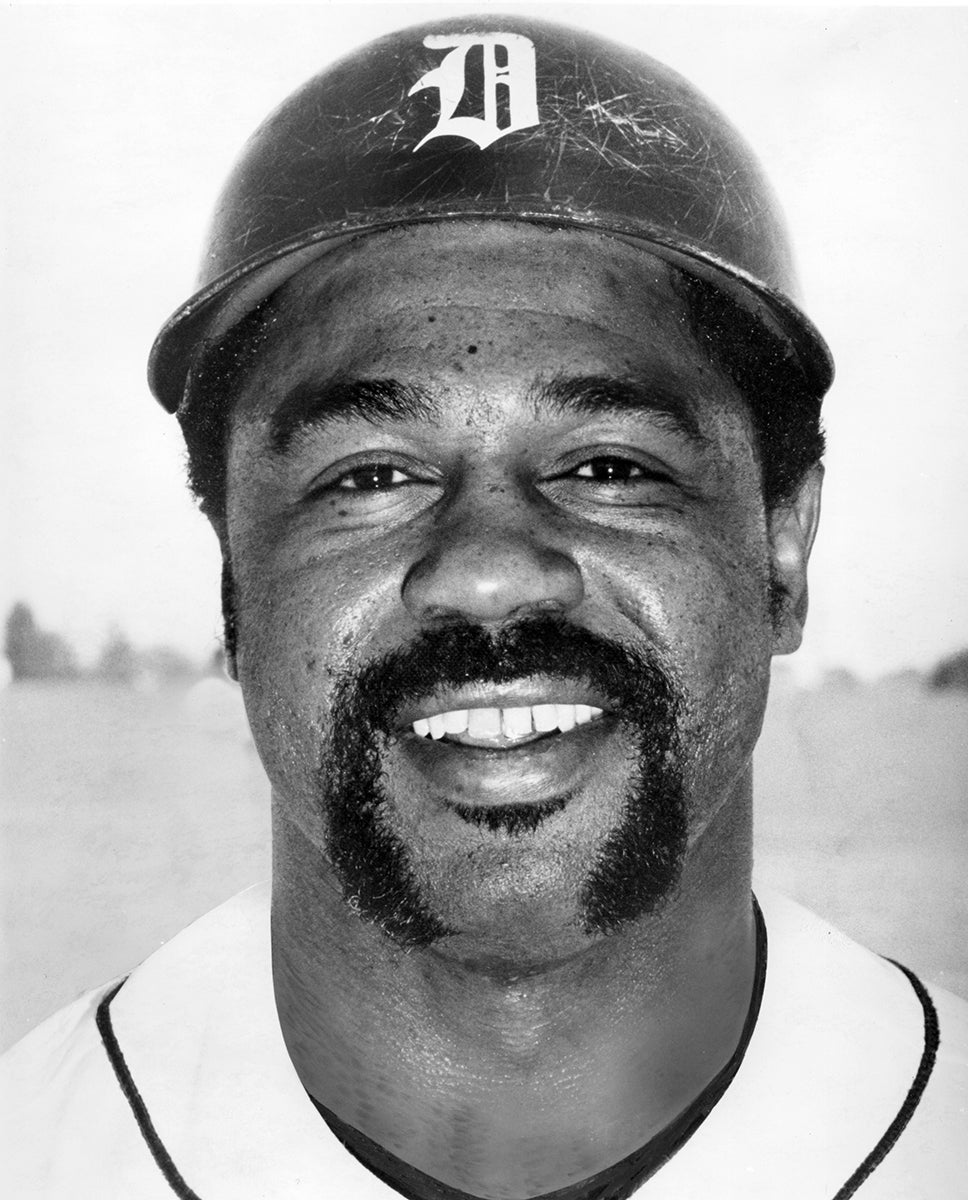 Willie Horton in Tigers helmet