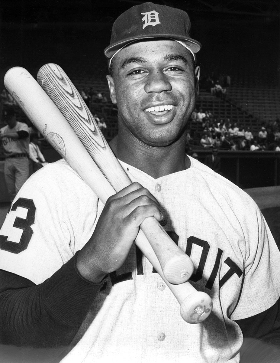 Black and white portrait of Willie Horton