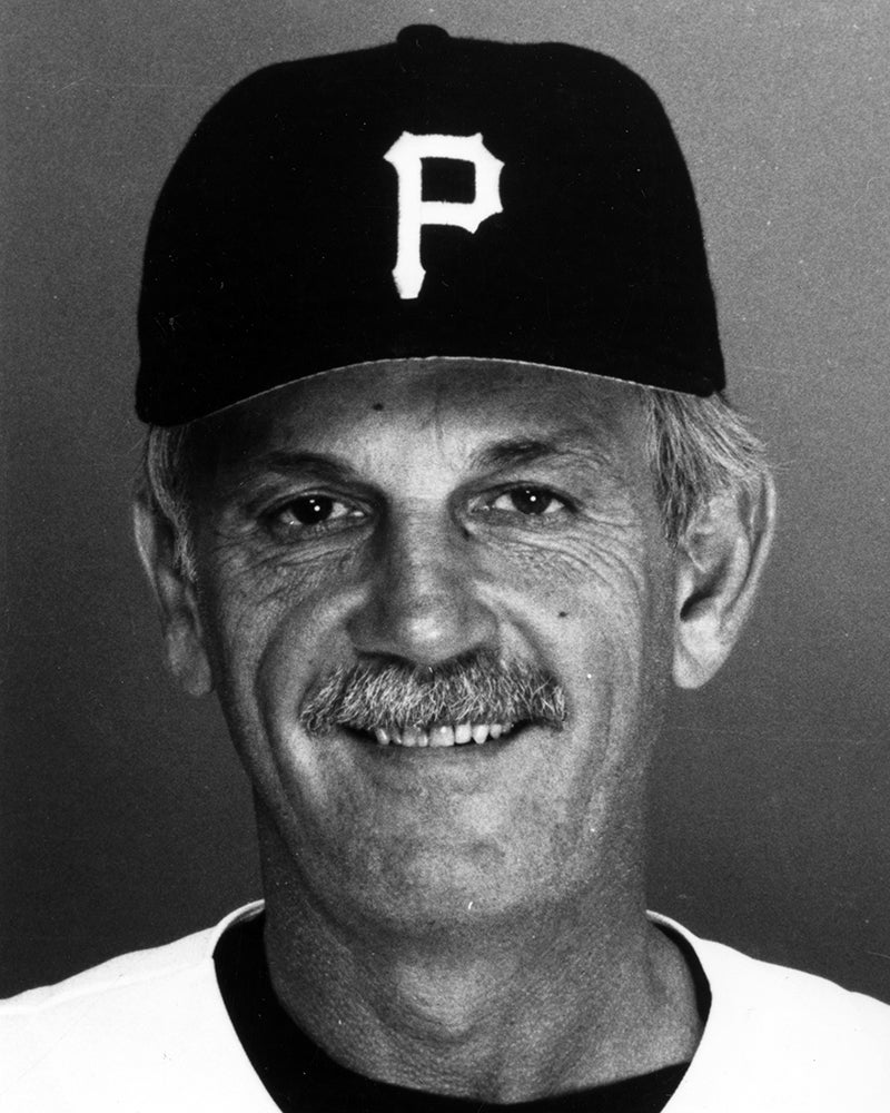 Jim Leyland in Pirates cap