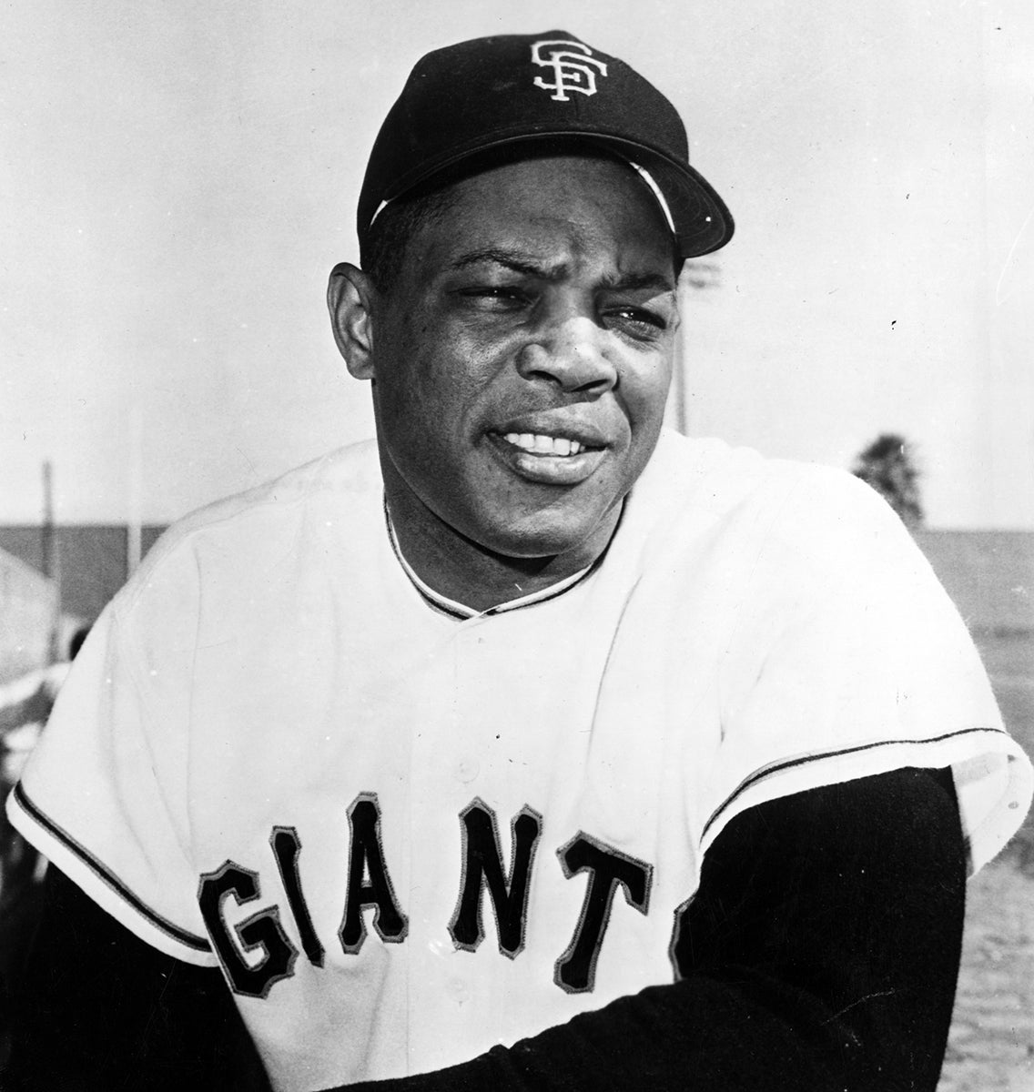 Willie Mays in Giants uniform