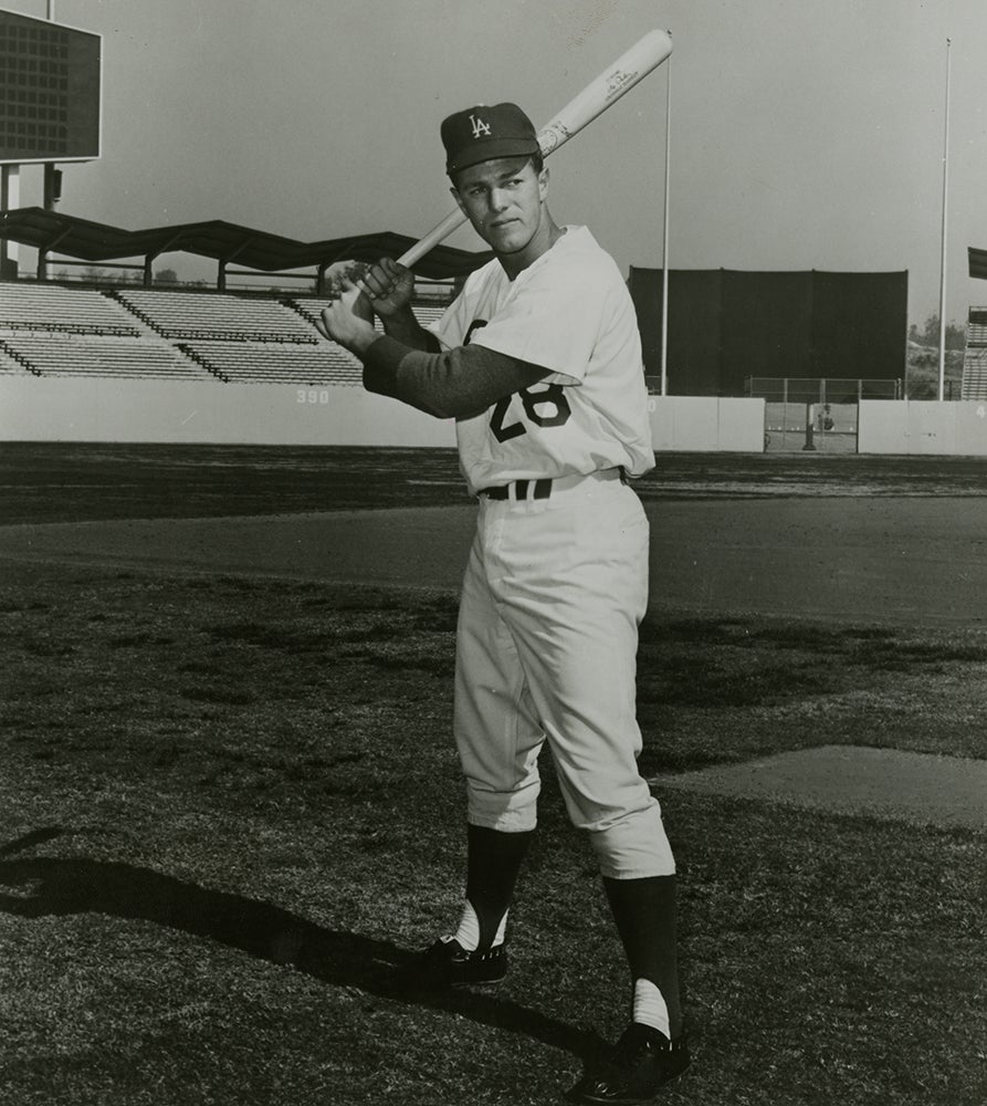 Batting portrait of Wes Parker