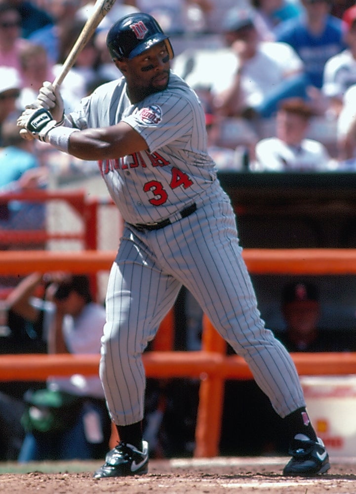 Kirby Puckett batting for Twins