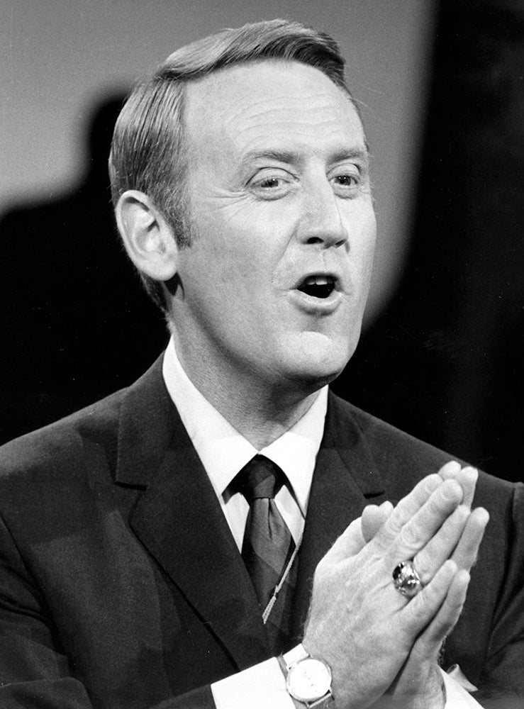 Vin Scully in suit and tie