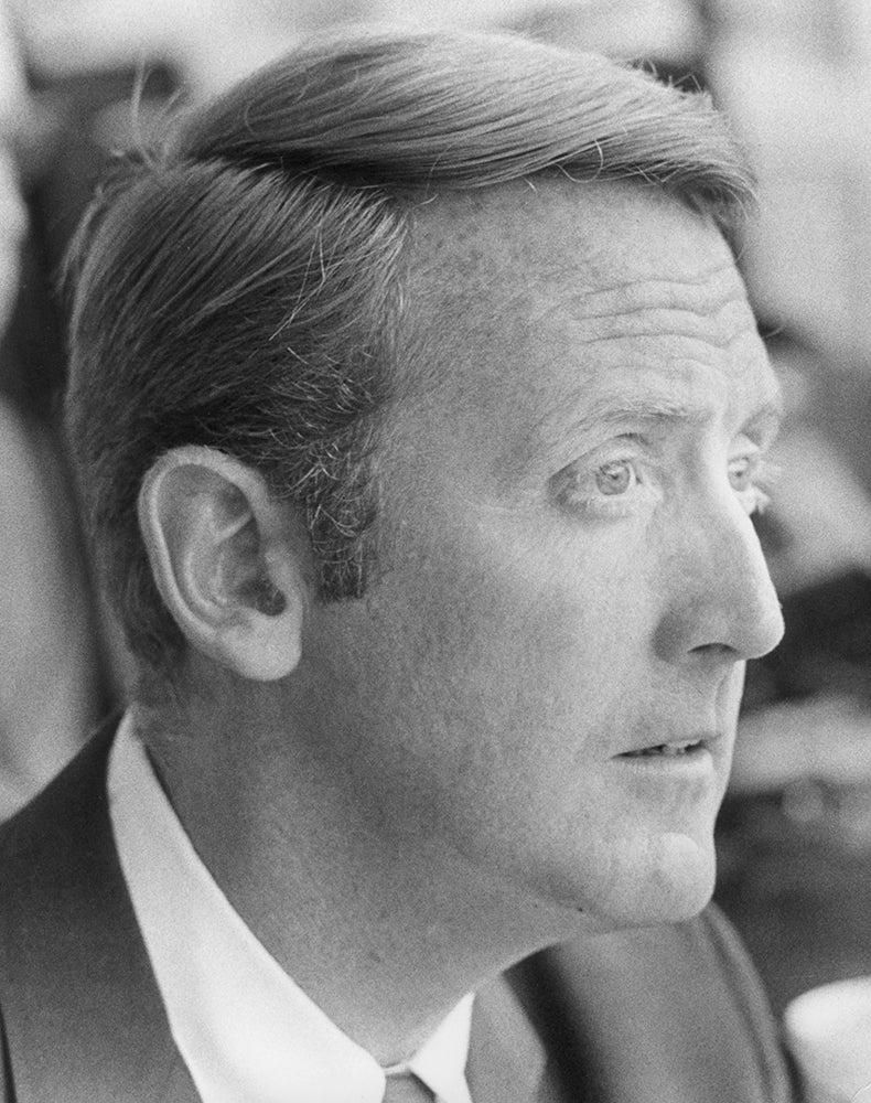 Head and shoulders portrait of Vin Scully