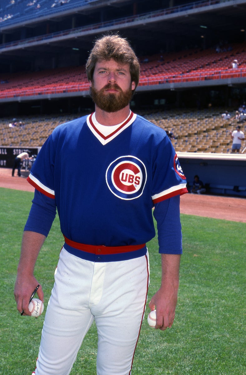 Sutcliffe in Cubs uniform