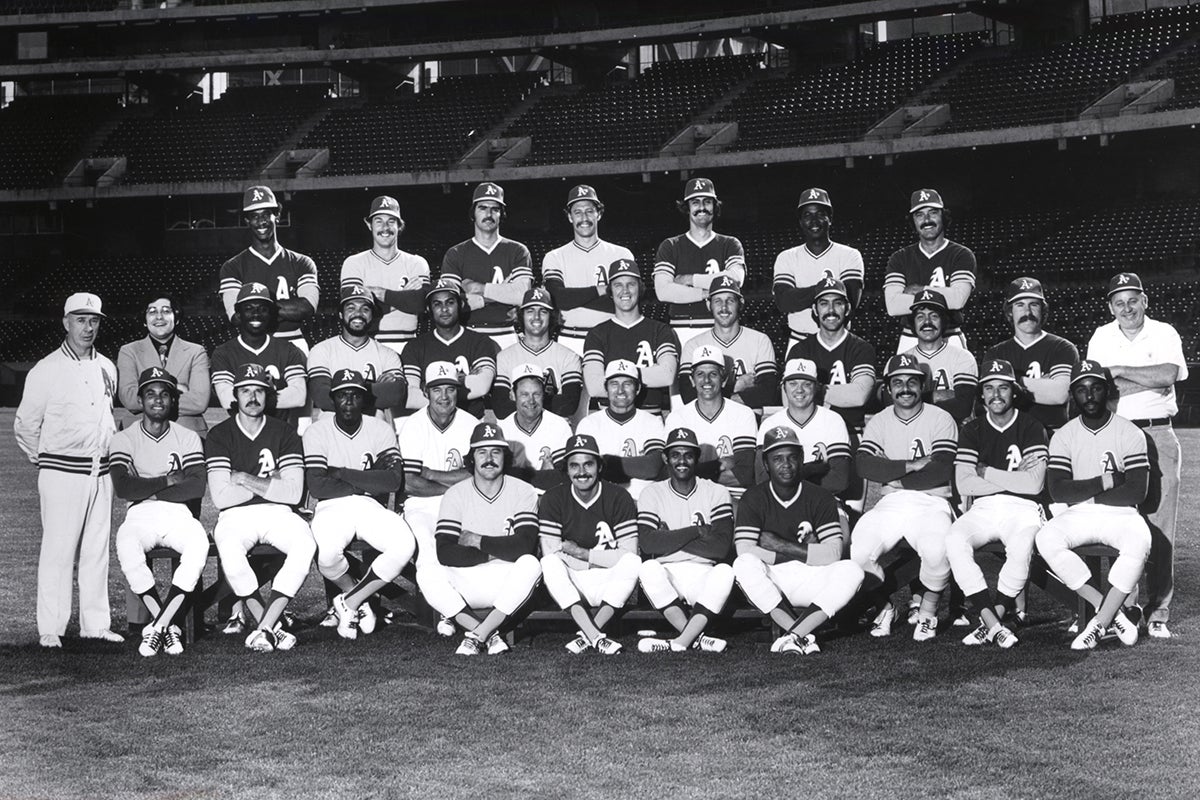 1974 Oakland Athletics team portrait