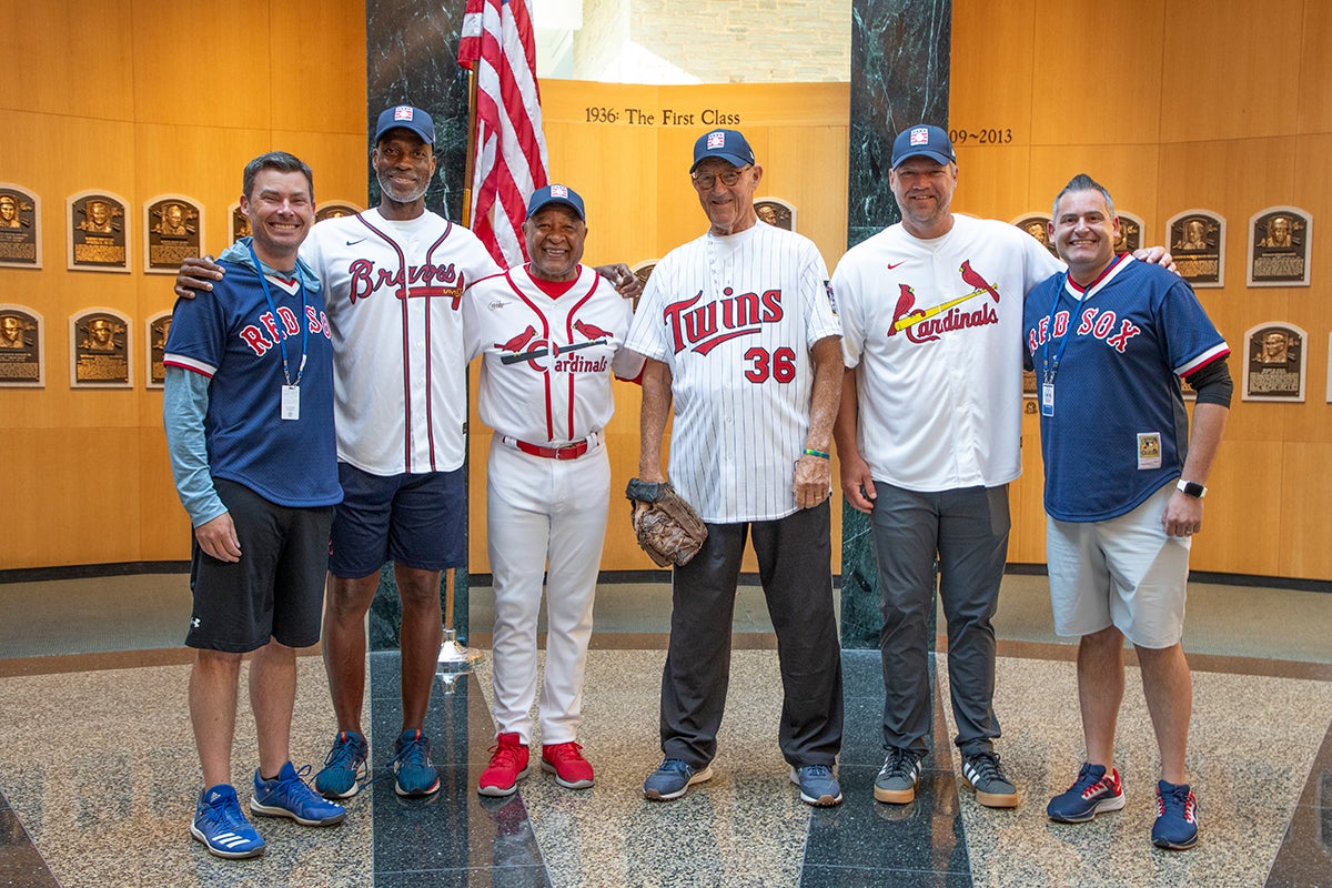 Turn Two with Ozzie 2024 participants in the Plaque Gallery