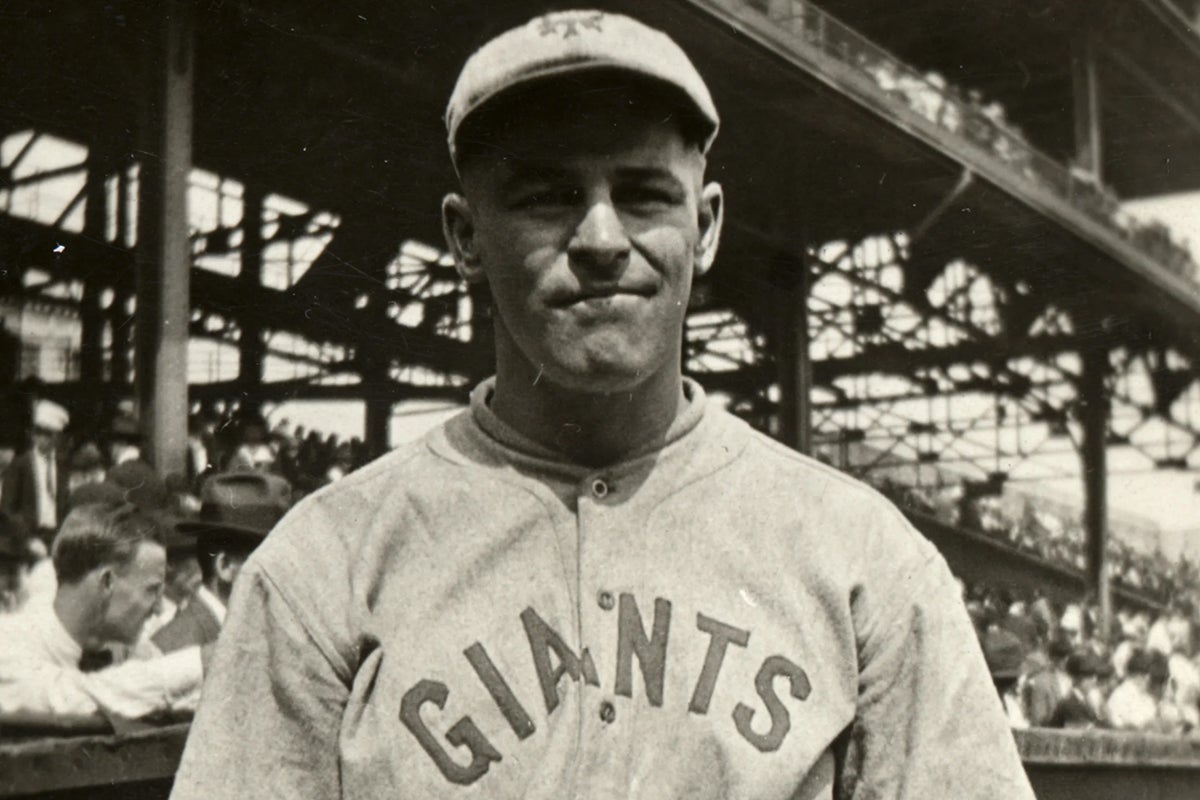Ross Young in Giants uniform