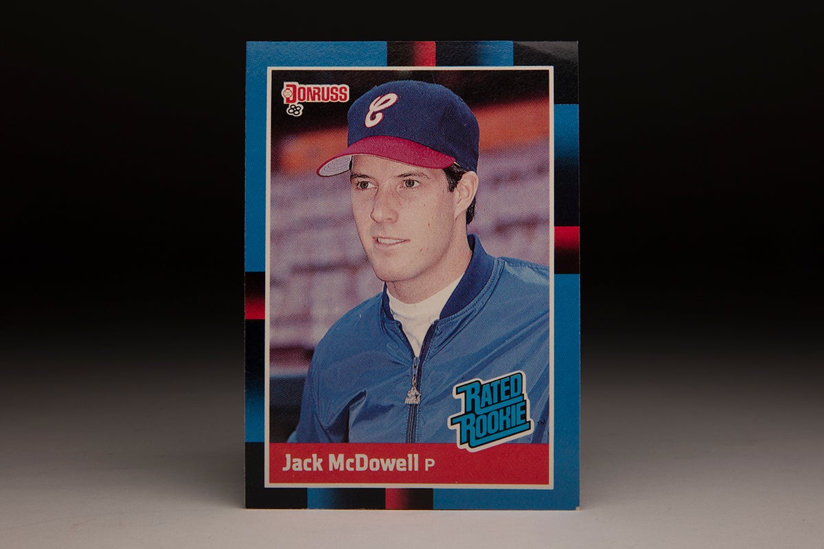 Front of 1988 Donruss Jack McDowell card