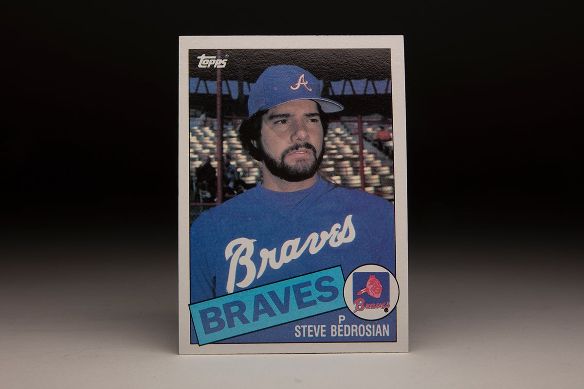 Front of 1985 Topps Steve Bedrosian card