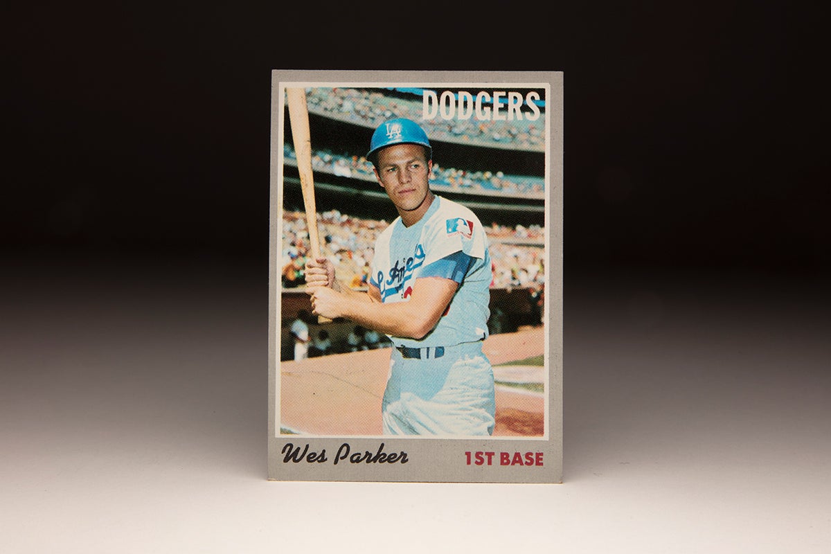 Front of 1970 Topps Wes Parker card