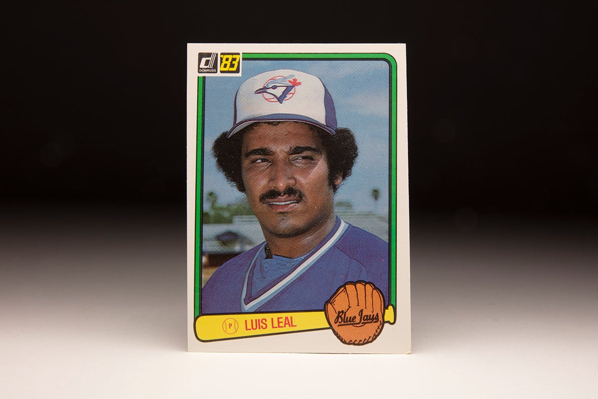 Front of 1983 Donruss Luis Leal card